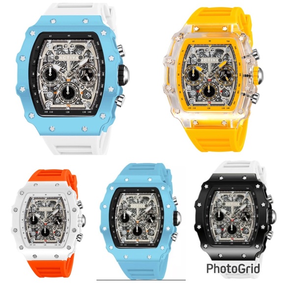 Activa Fury X Invicta Men's Watch Skeleton Dial 44.3mm Assorted Colors $60.00 ea